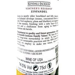 Remise ❤️ Kendall Jackson - Vintner's Reserve, 2019 - Californie, Etats-Unis - Rouge - 75 cl 🎁 -Boissons Soldes 2024 0081584131403 3