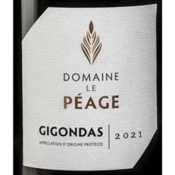 Meilleur prix ❤️ Domaine Le Peage, 2021 - Gigondas AOP - Rouge - 75 cl 🛒 -Boissons Soldes 2024 3142806736930 3