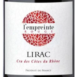 Le moins cher 🥰 Empreinte, 2021 - Lirac AOP - Rouge - 75 cl 👍 -Boissons Soldes 2024 3142806831246 3