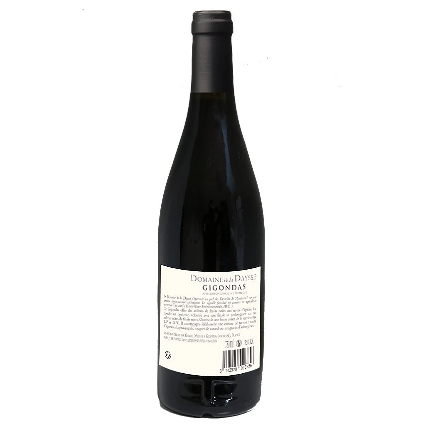 Domaine de la Daysse, 2019 - Gigondas AOP - Rouge - 75 cl Meilleure vente 🛒 Domaine de la Daysse, 2019 - Gigondas AOP - Rouge - 75 cl ✔️ -Boissons Soldes 2024 3142920028256 2