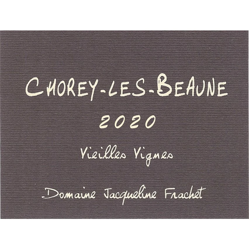 Domaine Jacqueline Frachet Vieilles Vignes, 2020 - Chorey-les-Beaunes AOP - Rouge - 75 cl Tout neuf ⌛ Domaine Jacqueline Frachet Vieilles Vignes, 2020 - Chorey-les-Beaunes AOP - Rouge - 75 cl 🌟 -Boissons Soldes 2024 3219850059114 3