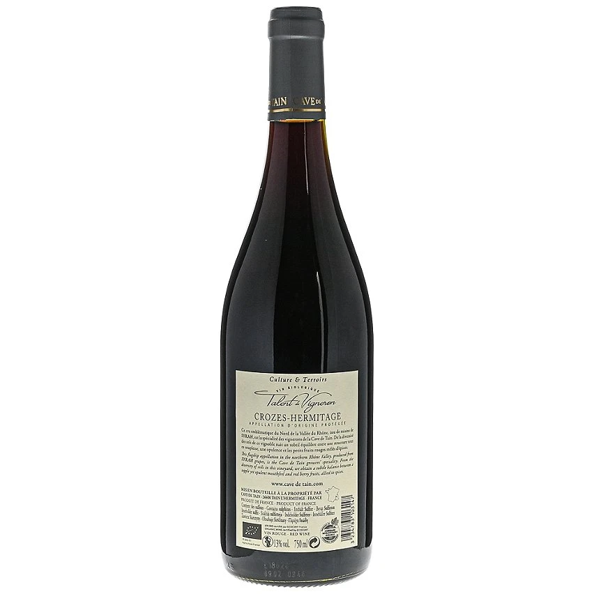 Cave de Tain Talent de Vignerons BIO, 2018 - Saint-Joseph AOP - Rouge - 75 cl Meilleure vente ❤️ Cave de Tain Talent de Vignerons BIO, 2018 - Saint-Joseph AOP - Rouge - 75 cl 🛒 -Boissons Soldes 2024 3234786103144 2