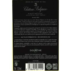 Meilleur prix 🎉 Château Belgrave, 2020 - Haut-Médoc AOP - Rouge - 75 cl ❤️ 3 Meilleur prix 🎉 Château Belgrave, 2020 - Haut-Médoc AOP - Rouge - 75 cl ❤️ -Boissons Soldes 2024 3258690031119 2