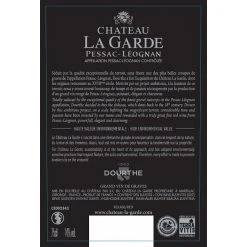 Grosses soldes ⌛ Château La Garde, 2020 - Pessac-Léognan AOP - Rouge - 75 cl 😉 -Boissons Soldes 2024 3258690036541 2