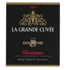 Le moins cher 🛒 Dourthe La Grande Cuvée, 2019 - Bordeaux AOP - Rouge - 75 cl ⌛ -Boissons Soldes 2024 3258691331560 3 1