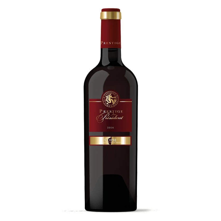 Prestige du Président, 2019 - AOP Corse - Rouge - 75cl Acheter 🛒 Prestige du Président, 2019 - AOP Corse - Rouge - 75cl 🎁 -Boissons Soldes 2024 3268954603013 1