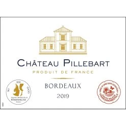 De gros 👍 Château Pillebart, 2019 - Bordeaux AOP - Rouge - 75 cl 🔥 -Boissons Soldes 2024 3295890234599 2