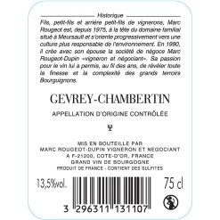 Meilleure affaire 🌟 Marc Rougeot-Dupin, 2018 - Gevrey-Chambertin AOP - Rouge - 75 cl ✨ -Boissons Soldes 2024 3296311131107 2