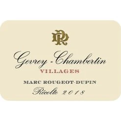 Meilleure affaire 🌟 Marc Rougeot-Dupin, 2018 - Gevrey-Chambertin AOP - Rouge - 75 cl ✨ -Boissons Soldes 2024 3296311131107 3