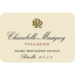 Tout neuf 😉 Marc Rougeot-Dupin, 2018 - Chambolle-Musigny AOP - Rouge - 75 cl 😉 -Boissons Soldes 2024 3296311157008 3