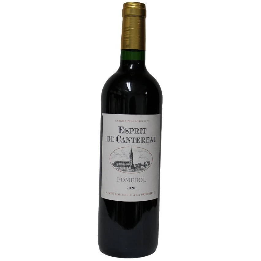 Esprit De Cantereau, 2020 - Pomerol AOP - Rouge - 75 cl Remise 🔔 Esprit De Cantereau, 2020 - Pomerol AOP - Rouge - 75 cl 🔥 -Boissons Soldes 2024 3339002000327 1
