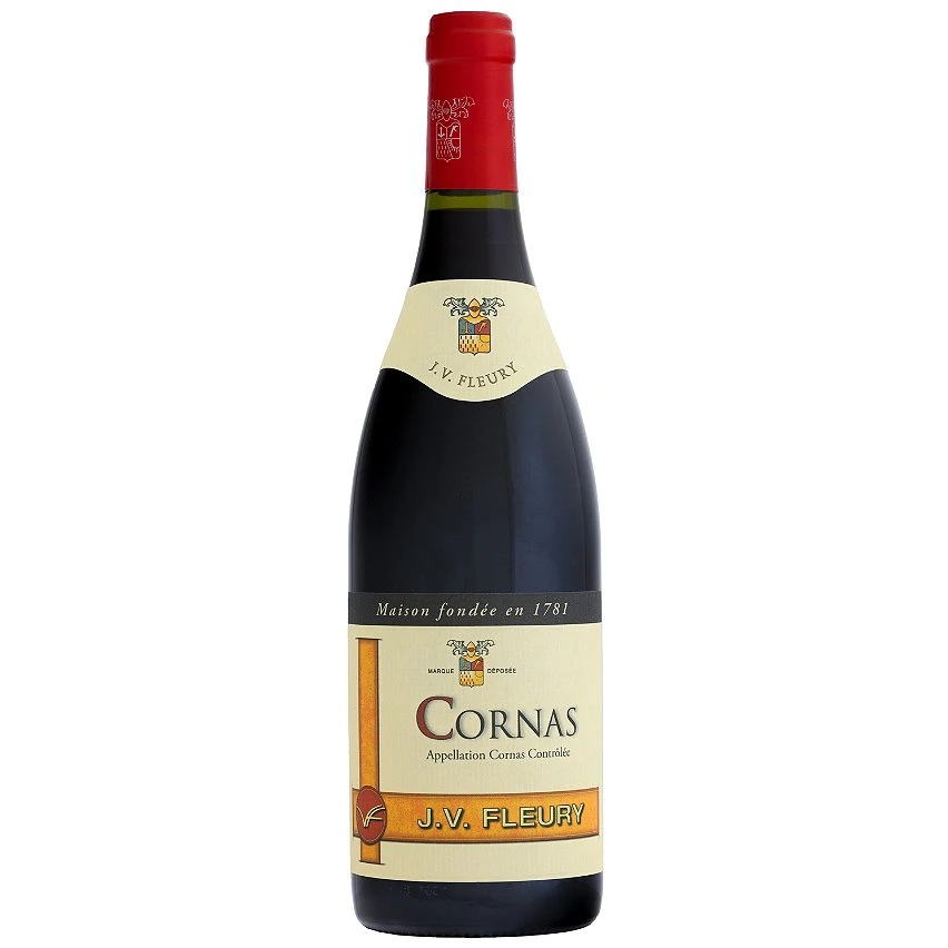 J. V. Fleury, 2019 - Cornas AOP - Rouge - 75 cl Meilleure affaire 😀 J. V. Fleury, 2019 - Cornas AOP - Rouge - 75 cl 🔥 -Boissons Soldes 2024 3340061001026 1