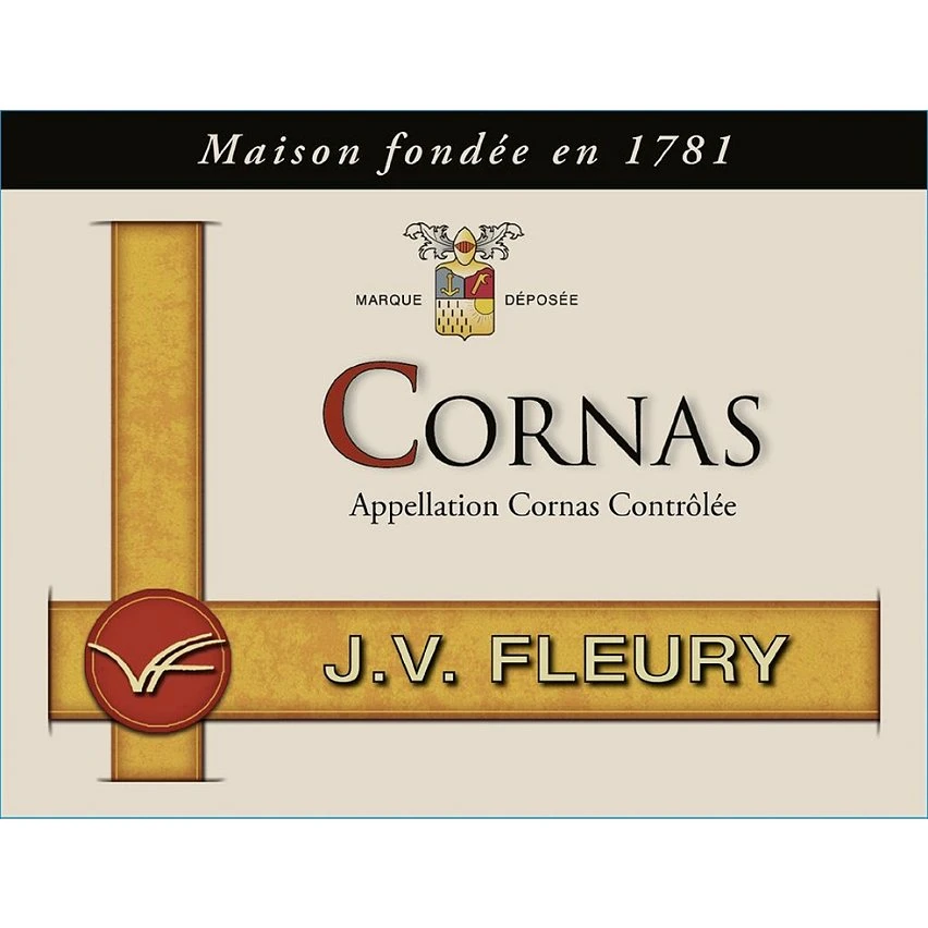 J. V. Fleury, 2019 - Cornas AOP - Rouge - 75 cl Meilleure affaire 😀 J. V. Fleury, 2019 - Cornas AOP - Rouge - 75 cl 🔥 -Boissons Soldes 2024 3340061001026 3