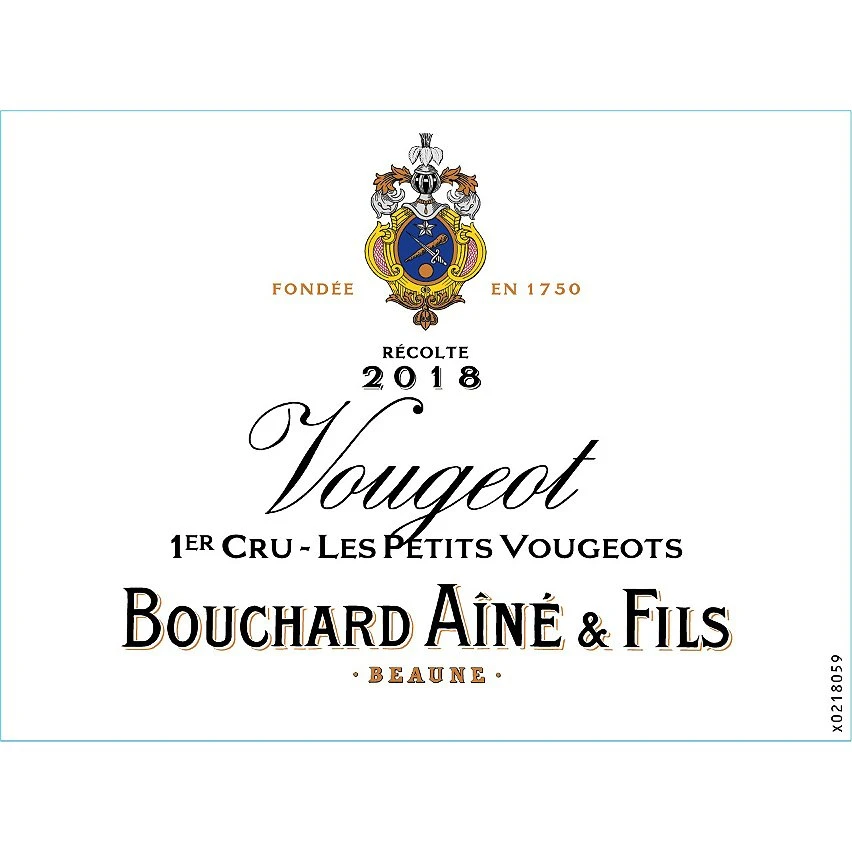 Bouchard Aîné & Fils, 2018 - Vougeot 1er Cru AOP - Rouge - 75 cl Budget 😀 Bouchard Aîné & Fils, 2018 - Vougeot 1er Cru AOP - Rouge - 75 cl 👏 -Boissons Soldes 2024 3340180011920 3