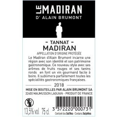 Top 10 🤩 Le Madiran d'Alain Brumont, 2018 - Madiran A.O.P. - Rouge - 75 cl ⭐ -Boissons Soldes 2024 3372220000731 2