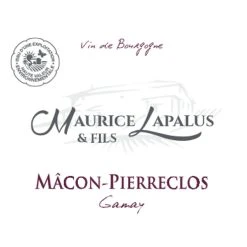 De gros 🎉 Maurice Lapalus & Fils, 2021 - Mâcon Pierreclos AOP - Rouge - 75 cl ❤️ -Boissons Soldes 2024 3379810087271 3