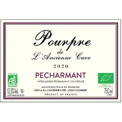 Meilleur prix ⭐ L'Ancienne Cure Pourpre BIO, 2020 - Pécharmant AOP - Rouge - 75 cl 🎁 -Boissons Soldes 2024 3414270000153 3