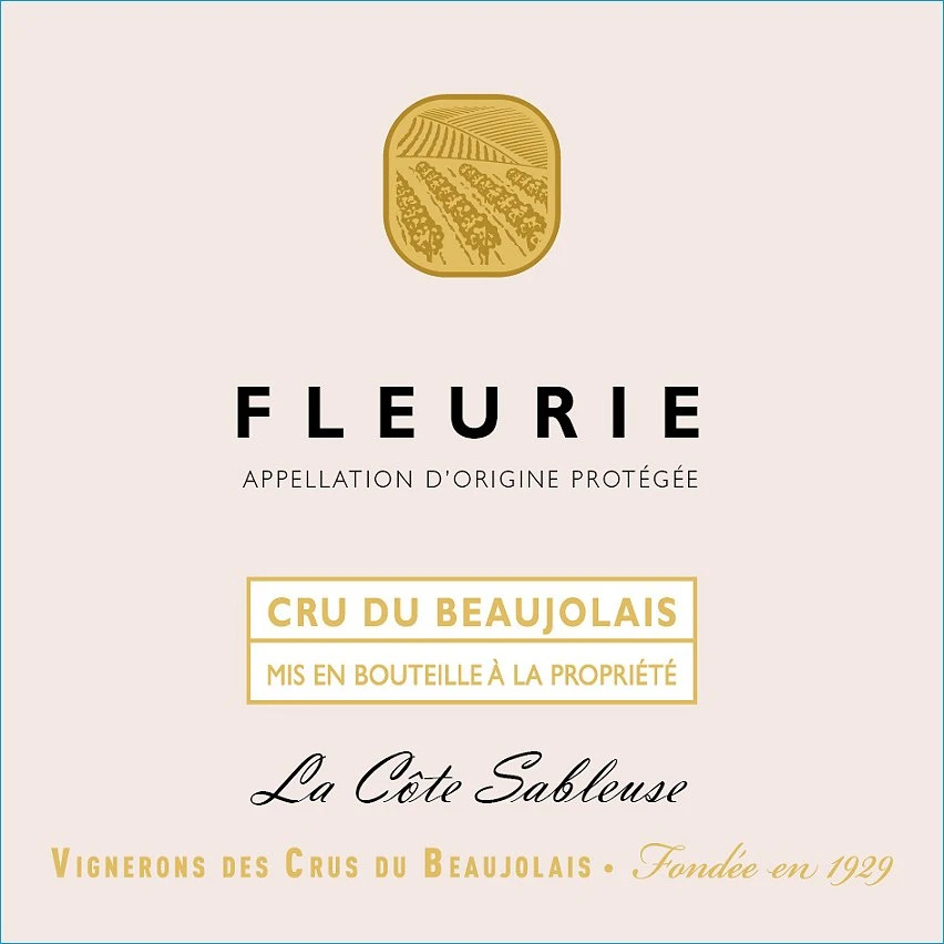 Vignerons des Crus du Beaujolais La Côte Sableuse, 2021 - Fleurie AOP - Rouge - 75 cl Offres 🧨 Vignerons des Crus du Beaujolais La Côte Sableuse, 2021 - Fleurie AOP - Rouge - 75 cl 👏 -Boissons Soldes 2024 3436730011073 3