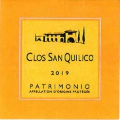 De gros 👏 Clos San Quilico BIO, 2019 - Patrimonio AOP - Rouge - 75 cl 🎁 -Boissons Soldes 2024 3461220000114 3