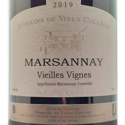 Bon marché 🎉 Domaine du Vieux Collège Vieilles Vignes, 2019 - Marsannay AOP - Rouge - 75 cl 🌟 -Boissons Soldes 2024 3463640053244 3