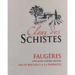 Acheter ❤️ Claux des Schistes, 2019 - Faugères AOP - Rouge - 75 cl ✨ -Boissons Soldes 2024 3466854109288 3
