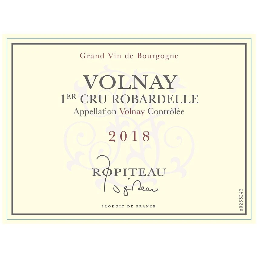 Ropiteau Frères, 2018 - Volnay 1er Cru AOP - Rouge - 75 cl Budget ✨ Ropiteau Frères, 2018 - Volnay 1er Cru AOP - Rouge - 75 cl ✨ -Boissons Soldes 2024 3473120011466 3