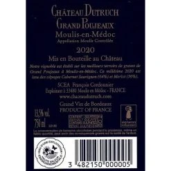 Les meilleures critiques de 🎉 Château Dutruch Grand Poujeaux, 2020 - Moulis ou Moulis-en-Médoc AOP - Rouge - 75 cl 🎉 3 Les meilleures critiques de 🎉 Château Dutruch Grand Poujeaux, 2020 - Moulis ou Moulis-en-Médoc AOP - Rouge - 75 cl 🎉 -Boissons Soldes 2024 3482150000005 2