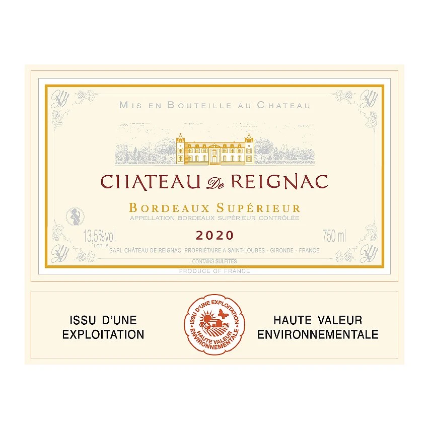 Château De Reignac, 2020 - Bordeaux Supérieur AOP - Rouge - 75 cl Les meilleures critiques de ✔️ Château De Reignac, 2020 - Bordeaux Supérieur AOP - Rouge - 75 cl ✔️ -Boissons Soldes 2024 3492741075206 3