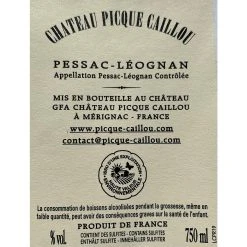 Les meilleures critiques de 🧨 Château Picque Caillou, 2020 - Pessac-Léognan AOP - Rouge - 0.75 L 👏 3 Les meilleures critiques de 🧨 Château Picque Caillou, 2020 - Pessac-Léognan AOP - Rouge - 0.75 L 👏 -Boissons Soldes 2024 3495230220576 2