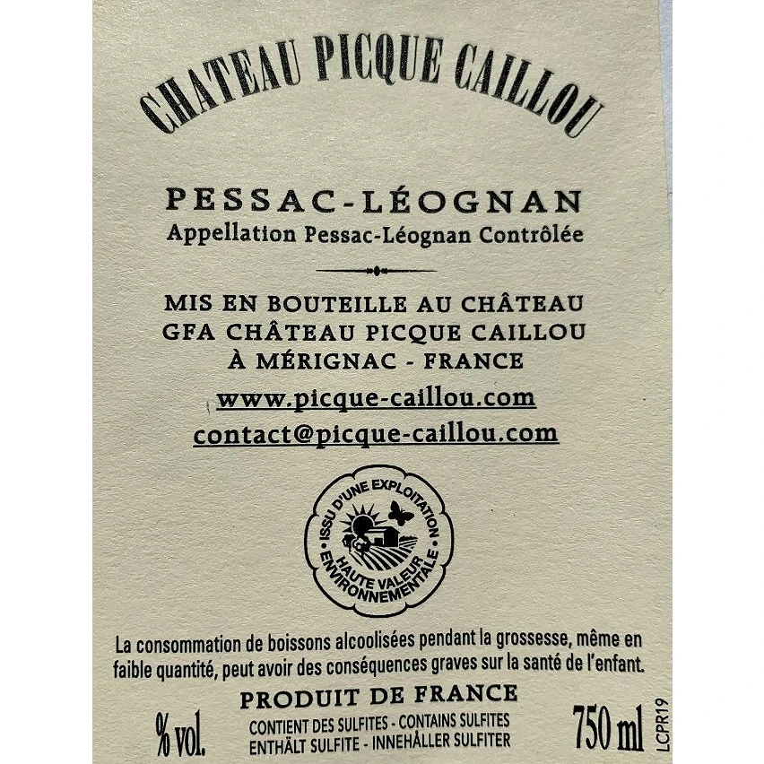 Château Picque Caillou, 2020 - Pessac-Léognan AOP - Rouge - 0.75 L Les meilleures critiques de 🧨 Château Picque Caillou, 2020 - Pessac-Léognan AOP - Rouge - 0.75 L 👏 -Boissons Soldes 2024 3495230220576 2