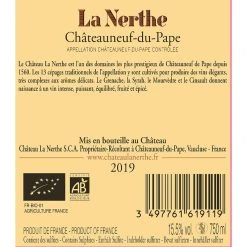 Le moins cher ✨ Cabouate de la Nerthe BIO, 2019 - Châteauneuf-du-Pape AOP - Rouge - 75 cl 🛒 3 Le moins cher ✨ Cabouate de la Nerthe BIO, 2019 - Châteauneuf-du-Pape AOP - Rouge - 75 cl 🛒 -Boissons Soldes 2024 3497761619119 2