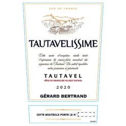 Nouveau ❤️ Tautavelissime, 2020 - Côtes-du-Roussillon-Villages AOP - Rouge - 75 cl 😉 -Boissons Soldes 2024 3514123100303 3