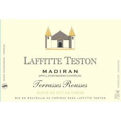 Remise 🔥 Château Laffite Teston Terrasses Rousses, 2018 - Madiran AOP - Rouge - 75 cl 😉 -Boissons Soldes 2024 3515780014170 2