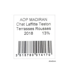 Remise 🔥 Château Laffite Teston Terrasses Rousses, 2018 - Madiran AOP - Rouge - 75 cl 😉 -Boissons Soldes 2024 3515780014170 3