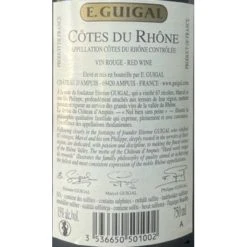 Le moins cher ✨ E. Guigal, 2019 - Côtes du Rhône AOP - Rouge - 75 cl 😀 -Boissons Soldes 2024 3536650501002 2