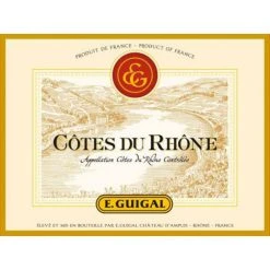 Le moins cher ✨ E. Guigal, 2019 - Côtes du Rhône AOP - Rouge - 75 cl 😀 -Boissons Soldes 2024 3536650501002 3