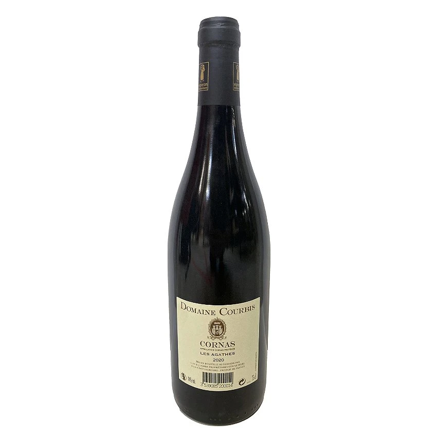 Domaine Courbis Les Agathes, 2020 - Cornas AOP - Rouge - 75 cl Vente flash 🥰 Domaine Courbis Les Agathes, 2020 - Cornas AOP - Rouge - 75 cl 🛒 -Boissons Soldes 2024 3539085200014 2