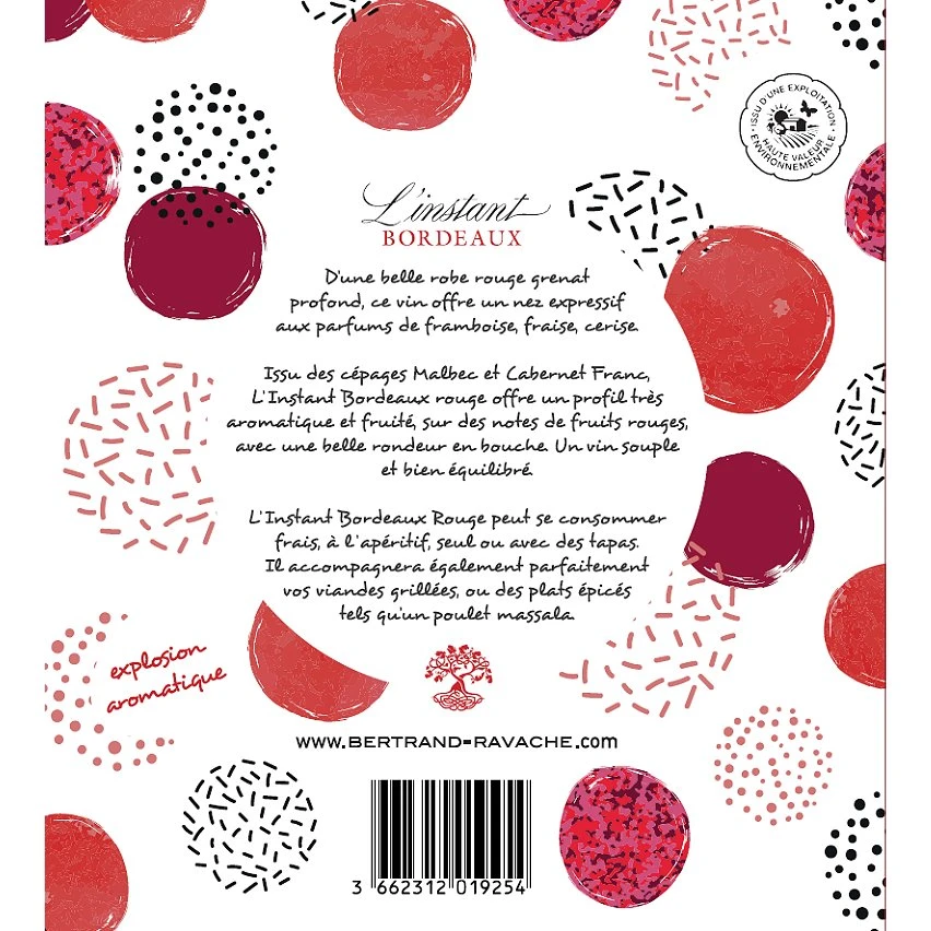 L'Instant - Bordeaux AOP - Rouge - Bag in Box, 300 cl Budget 😀 L'Instant - Bordeaux AOP - Rouge - Bag in Box, 300 cl ⭐ -Boissons Soldes 2024 3662312019254 2