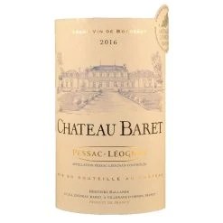 Nouveau 💯 Château Baret, 2016 - Pessac-Léognan AOP - Rouge - 75 cl 🧨 -Boissons Soldes 2024 3700387096043 3