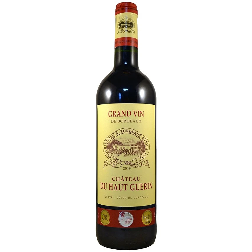Château du Haut Guérin, 2019 - Côtes de Blaye AOP - Rouge - 75 cl Bon marché 🧨 Château du Haut Guérin, 2019 - Côtes de Blaye AOP - Rouge - 75 cl ⌛ -Boissons Soldes 2024 3700387097002 1