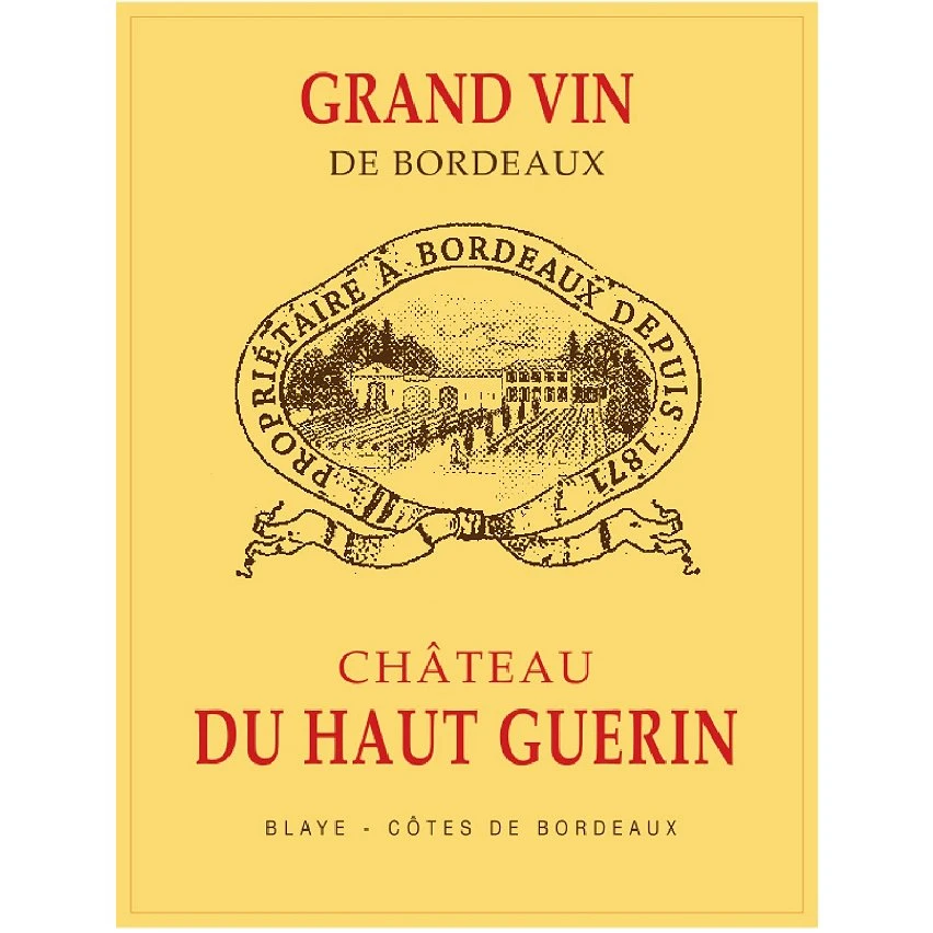 Château du Haut Guérin, 2019 - Côtes de Blaye AOP - Rouge - 75 cl Bon marché 🧨 Château du Haut Guérin, 2019 - Côtes de Blaye AOP - Rouge - 75 cl ⌛ -Boissons Soldes 2024 3700387097002 3
