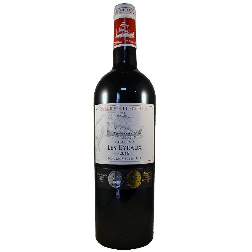 Promo 😀 Château Les Eyraux, 2018 - Bordeaux Supérieur AOP - Rouge - 75 cl 🔔 3 Promo 😀 Château Les Eyraux, 2018 - Bordeaux Supérieur AOP - Rouge - 75 cl 🔔