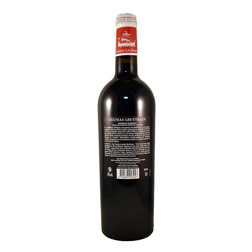 Promo 😀 Château Les Eyraux, 2018 - Bordeaux Supérieur AOP - Rouge - 75 cl 🔔 4 Promo 😀 Château Les Eyraux, 2018 - Bordeaux Supérieur AOP - Rouge - 75 cl 🔔 – Image 2