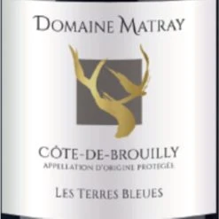 Remise ⌛ Domaine Matray Les Terres Bleues, 2021 - Côte de Brouilly AOP - Rouge - 75 cl 🔥 -Boissons Soldes 2024 3760014282478 3