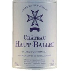 Meilleure affaire 🔥 Château Haut Ballet, 2019 - Lalande de Pomerol AOP - Rouge - 75 cl ⭐ 3 Meilleure affaire 🔥 Château Haut Ballet, 2019 - Lalande de Pomerol AOP - Rouge - 75 cl ⭐ -Boissons Soldes 2024 3760042576198 2