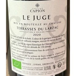 Meilleure affaire 💯 Château Capion Le Juge, 2020 - Terrasses du Larzac AOP - Rouge - 75 cl 🌟 -Boissons Soldes 2024 3760054947863 2