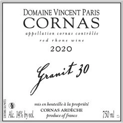 Remise 🎉 Domaine Vincent Paris Granit 30, 2020 - Cornas AOP - Rouge - 75 cl 👏 4 Remise 🎉 Domaine Vincent Paris Granit 30, 2020 - Cornas AOP - Rouge - 75 cl 👏 -Boissons Soldes 2024 3760087510317 3