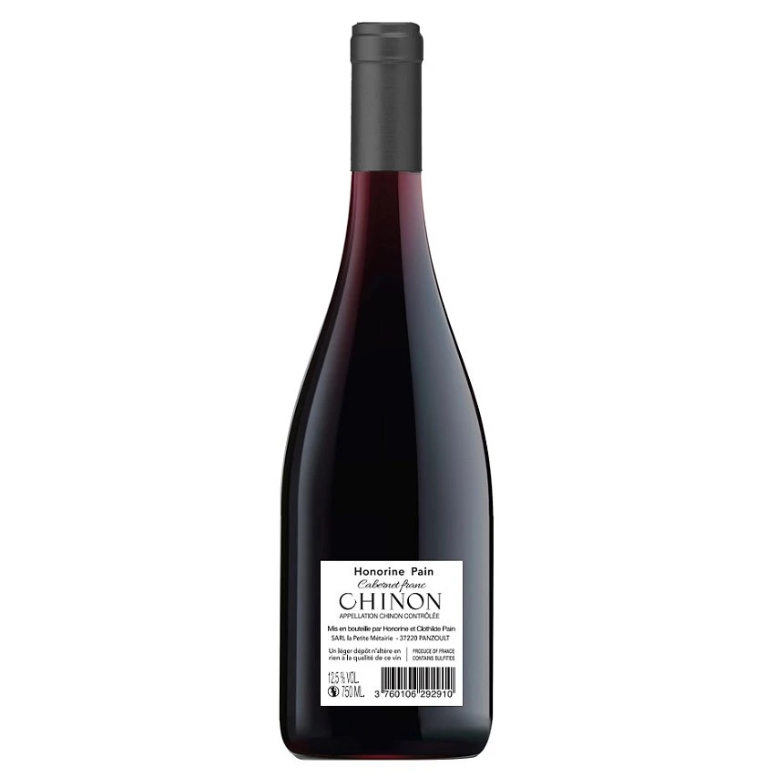 Honorine Pain, 2018 - Chinon AOP - Rouge - 75 cl Nouveau 🌟 Honorine Pain, 2018 - Chinon AOP - Rouge - 75 cl 😍 -Boissons Soldes 2024 3760106292910 2