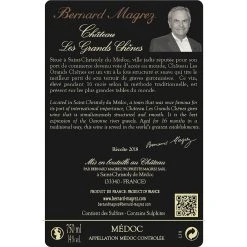 Remise ⌛ Château Les Grands Chênes, 2018 - Médoc AOP - Rouge - 75 cl ⭐ -Boissons Soldes 2024 3760117793765 2