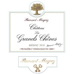 Remise ⌛ Château Les Grands Chênes, 2018 - Médoc AOP - Rouge - 75 cl ⭐ -Boissons Soldes 2024 3760117793765 3